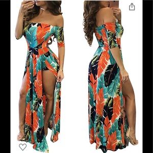 NWOT Off The Shoulder Romper/Dress